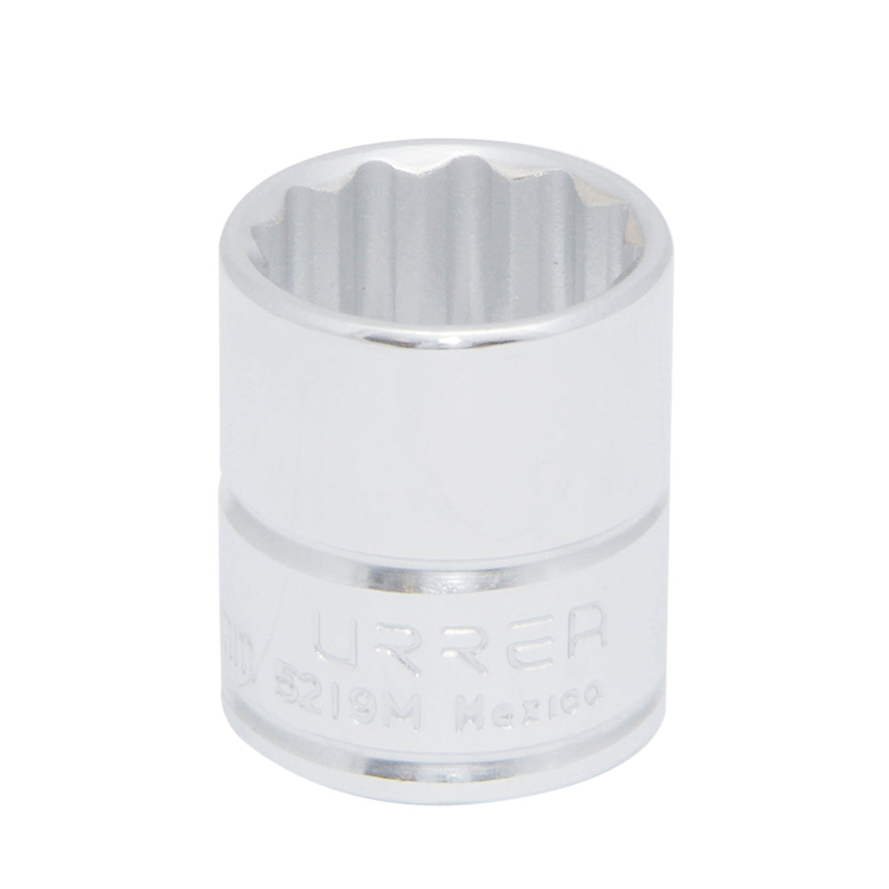 DADO CUADRO DE 3/8", 12 PUNTAS, MÉTRICO, 12 MM U5212M URREA