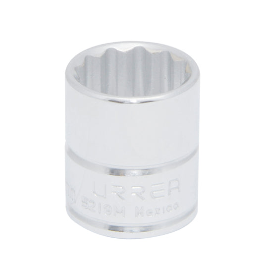 DADO CUADRO DE 3/8", 12 PUNTAS, MÉTRICO, 12 MM U5212M URREA