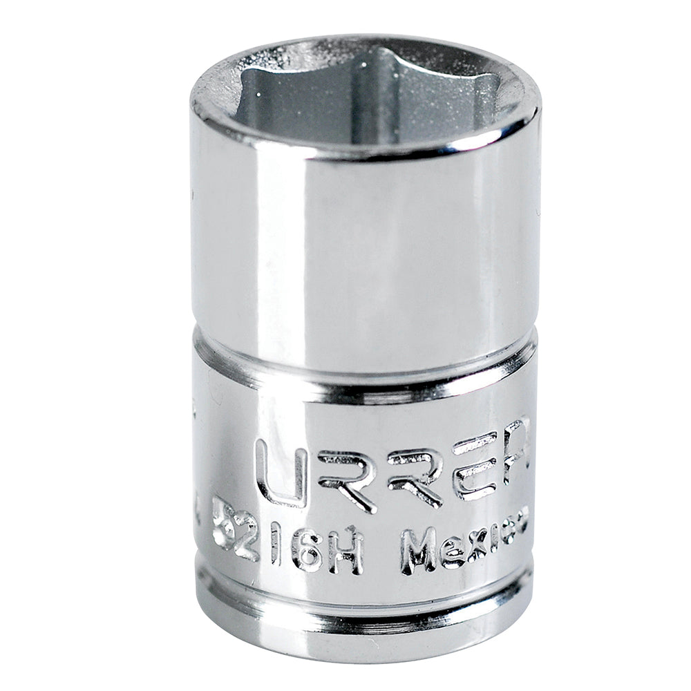 DADO CUADRO DE 3/8", 6 PUNTAS, EN PULGADAS, 1/2" U5216H URREA