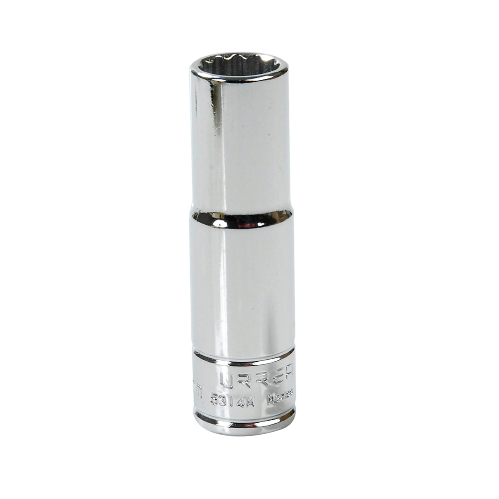DADO LARGO CUADRO DE 1/2", 12 PUNTAS, MÉTRICO, 14 MM U5314M URREA