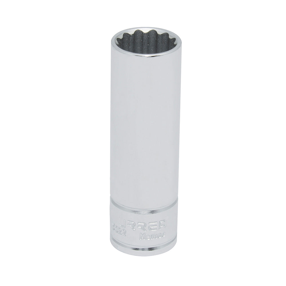 DADO LARGO CUADRO DE 1/2", 12 PUNTAS, EN PULGADAS, 11/16" U5322 URREA