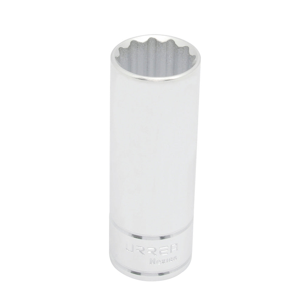 DADO LARGO CUADRO DE 1/2", 12 PUNTAS, MÉTRICO, 22 MM U5322M URREA