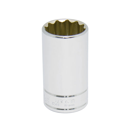 DADO LARGO CUADRO DE 1/2", 12 PUNTAS, EN PULGADAS, 1-1/4" U5340 URREA