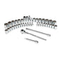 JUEGO DE DADOS Y ACCESORIOS CUADRO DE 1/2" COMBINADO, 42 PIEZAS U5400CB URREA