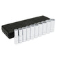JUEGO DE DADOS LARGOS CUADRO DE 1/2", 12 PUNTAS, MÉTRICOS, 10 PIEZAS U5400PHM URREA