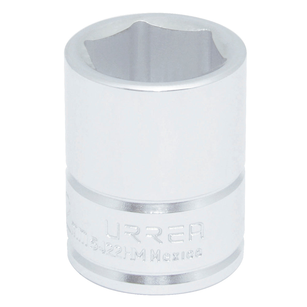 DADO CUADRO DE 1/2", 6 PUNTAS, MÉTRICO, 22 MM U5422HM URREA