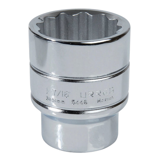 DADO CUADRO DE 1/2", 12 PUNTAS, EN PULGADAS, 1-7/16" U5446 URREA