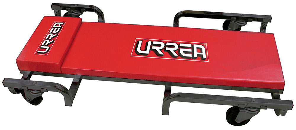 CAMA PARA MECÁNICO ACOLCHONADA, 4 RUEDAS GIRATORIAS, 40" U9995 URREA