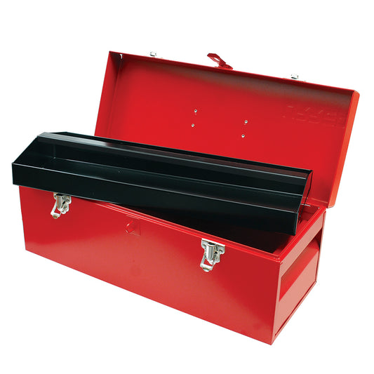 CAJA PORTAHERRAMIENTAS METÁLICA COLOR ROJO 20" X 7" X 7" UD5 URREA