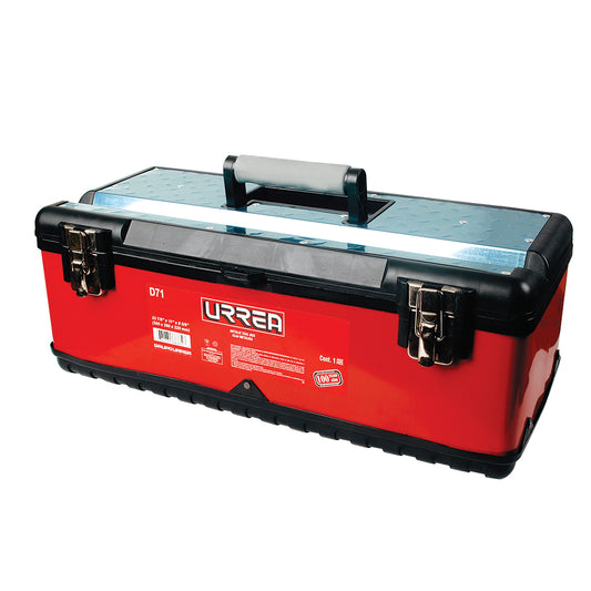 CAJA PORTAHERRAMIENTAS METÁLICA-PLÁSTICA 23" X 11" X 8" UD71 URREA
